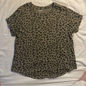 Old Navy Leopard Print T-shirt